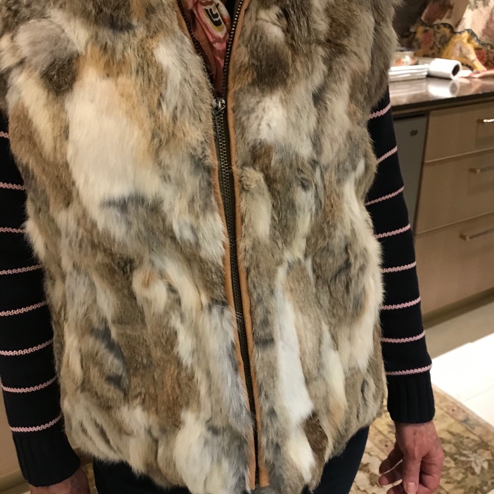 Real Fur Vest, size M